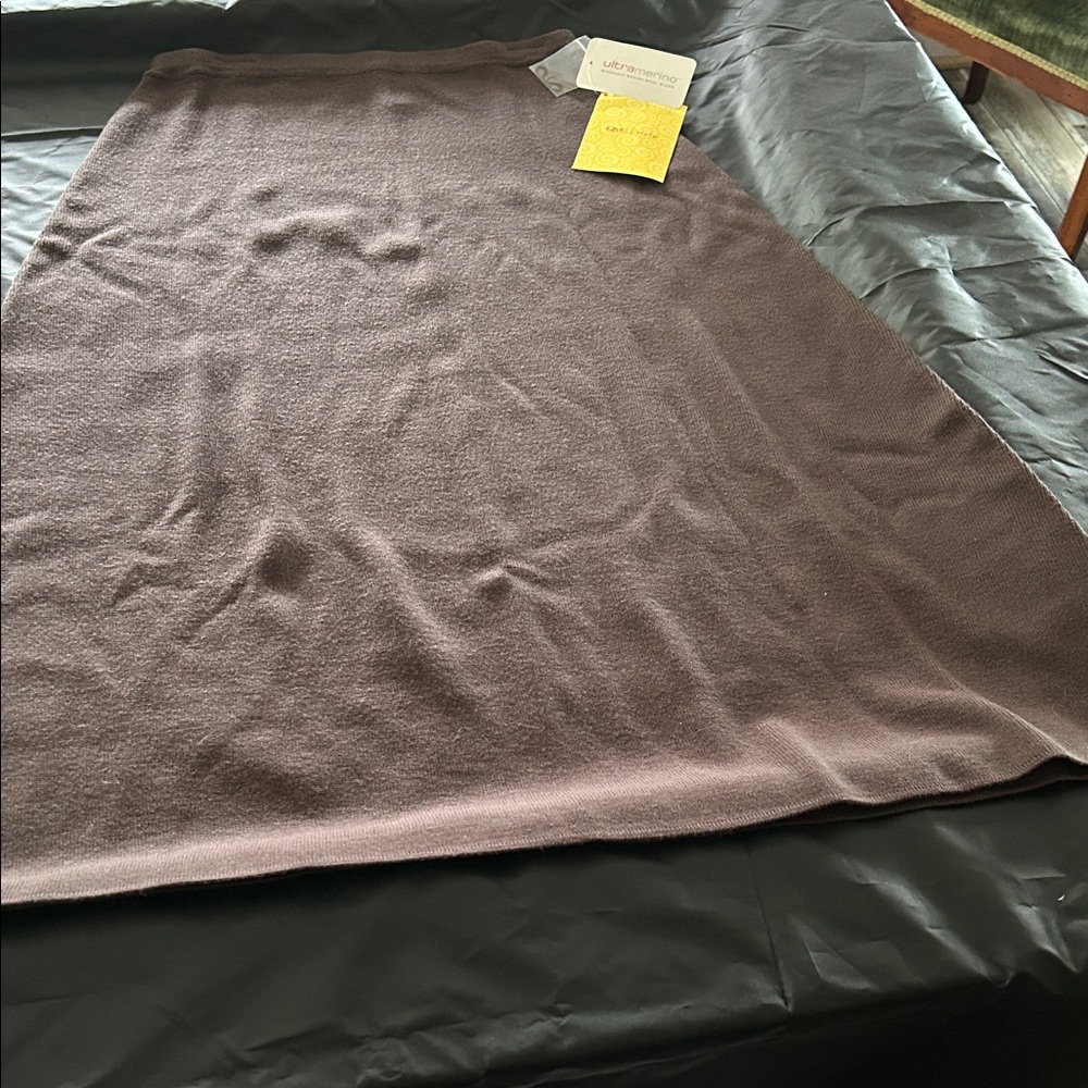 Dialogue Brown A-Line Skirt